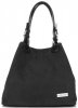 Kožené kabelka shopper bag Vittoria Gotti grafitová V90047CH